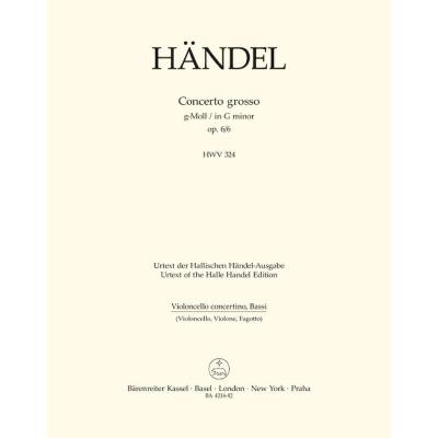 Concerto grosso g-moll op 6/6 HWV 324