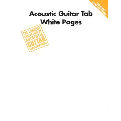 0073999397918 - Acoustic guitar tab white pages