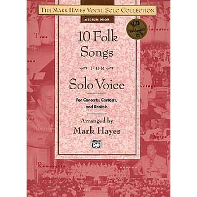 0038081198699 - 10 folk songs for solo voice - medium low