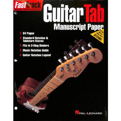 0884088484606 - Guitar tab manuscript paper | Notenheft