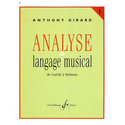 9790043069577 - Analyse du language musical de Corelli a Debussy 1