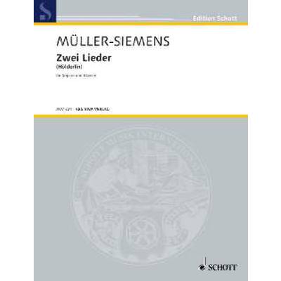 9790200101621 - 2 Lieder nach Gedichten von Hölderlin 9790200101621 - 2 Lieder nach Gedichten von Hölderlin