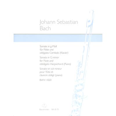 Sonate g-moll BWV 1020