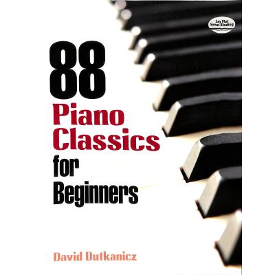 9780486483887 - 88 piano classics for beginners