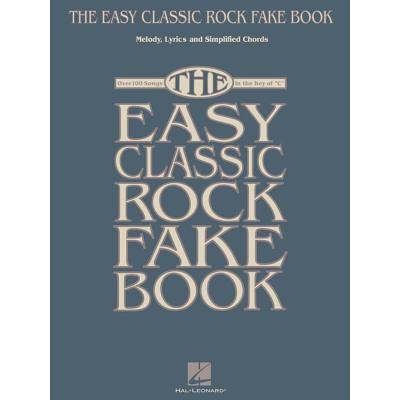 0884088577896 - The easy classic Rock fake book