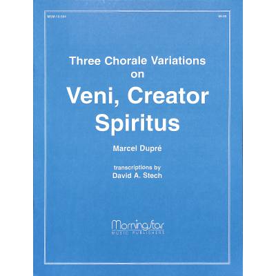 0688670105043 - 3 Choralvariationen über Veni creator spiritus