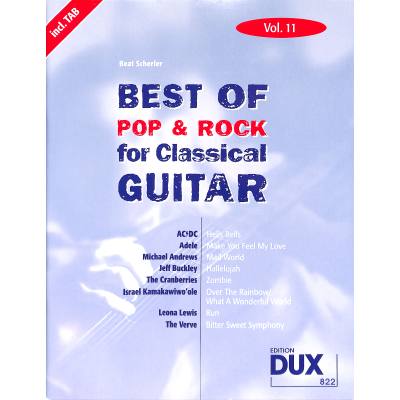 9783868491890 - Best of Pop & Rock for Classical Guitar Vol 11Vol11 Geheftet