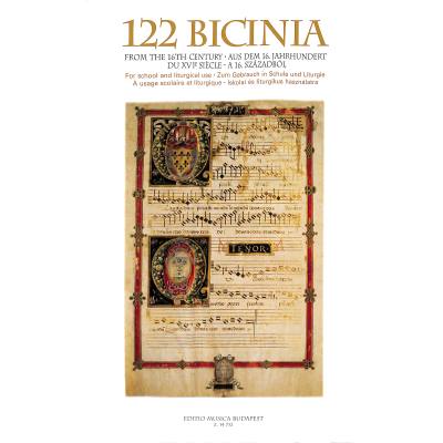 9790080147320 - 122 Bicinia | Aus dem 16 Jahrhundert