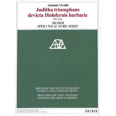 9788875928858 - Juditha triumphans