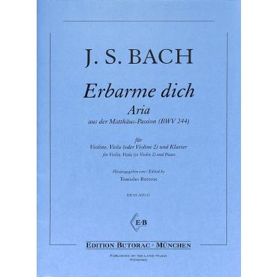 9790502900359 - Erbarme dich mein Gott (Matthäus Passion BWV 244)