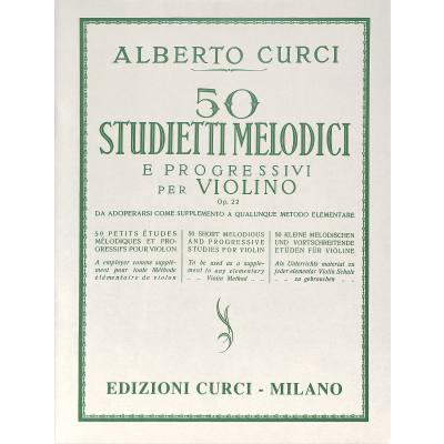 9790215902831 - 50 studietti melodici e progressivi op 22