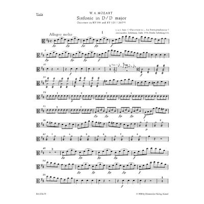 9790006454365 - Sinfonie D-Dur KV 196 121