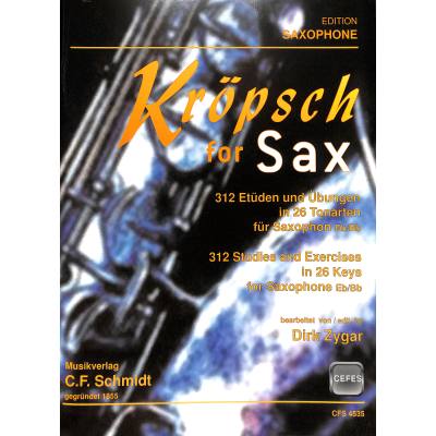 9790500333104 - Kröpsch for Sax | 312 Etüden und Übungen in 26 Tonarten