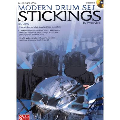 0884088328894 - Modern drum set stickings