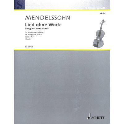 9790001189705 - Lied ohne Worte op 30 3 9790001189705 - Lied ohne Worte op 30 3