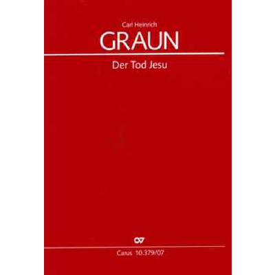9790007135621 - Der Tod Jesu - Passionskantate