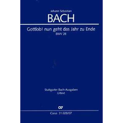 9790007135799 - Kantate 28 Gottlob nun geht das Jahr zu Ende BWV 28