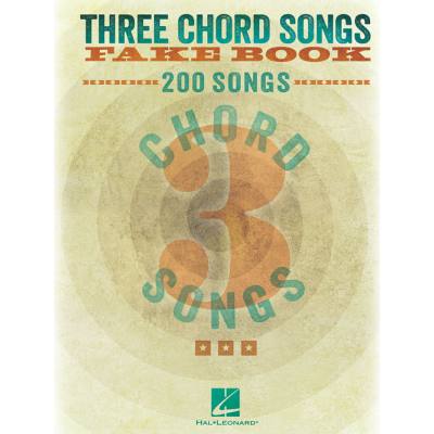 0884088575687 - 3 chord songs fake book