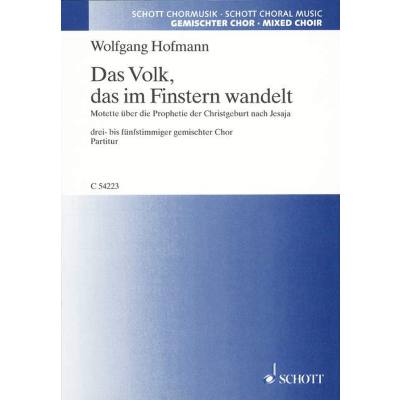 9790001175760 - Das Volk das im Finstern wandelt | Motette