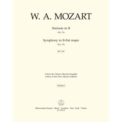 9790006468768 - Sinfonie 33 B-Dur KV 319