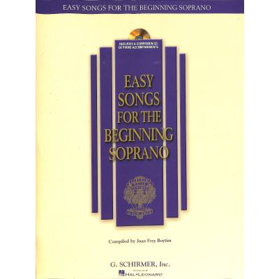 0073999837568 - Easy songs for the beginning soprano