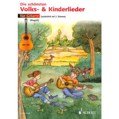 9783795746575 - Die schönsten Volks- und Kinderlieder für 1-2 Gitarren Geheftet