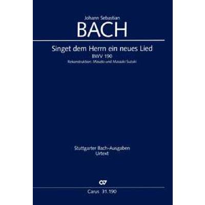 9790007137168 - Kantate 190 singet dem Herrn ein neues Lied BWV 190 9790007137168 - Kantate 190 singet dem Herrn ein neues Lied BWV 190