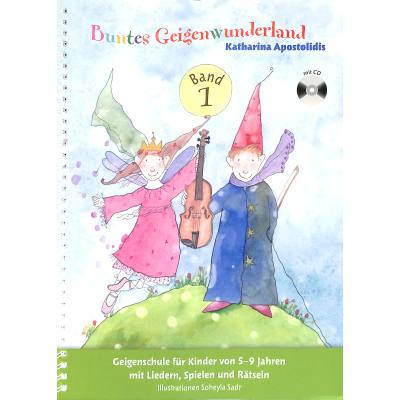 9783865437563 - Buntes Geigenwunderland m Audio-CDBd1 - Katharina Apostolidis Kartoniert (TB)