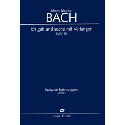 9790007097448 - Kantate 49 Ich geh und suche mit Verlangen BWV 49