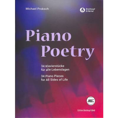 9790004184196 - Piano Poetry für Klavier m Audio-CD - Michael Proksch Geheftet