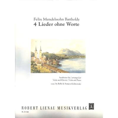 9790011411407 - 4 Lieder ohne Worte