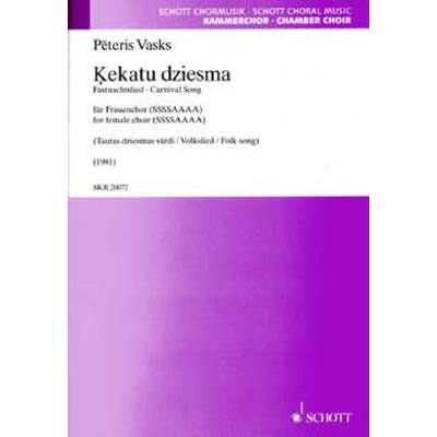 9790001189378 - Kekatu dziesma | Fastnachtslied