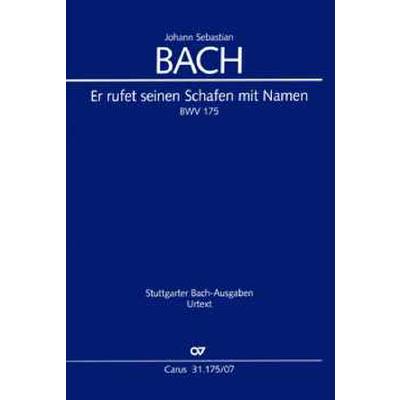 9790007135805 - Kantate 175 er rufet seinen Schafen mit Namen BWV 175