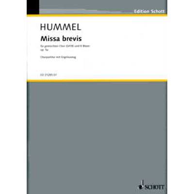 9790001180375 - Missa brevis op 5a