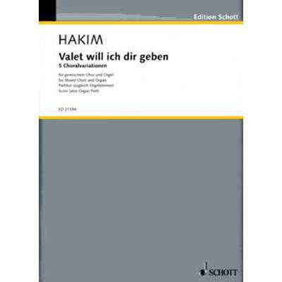 9790001187978 - Valet will ich dir geben | 5 Choralvariationen 9790001187978 - Valet will ich dir geben | 5 Choralvariationen