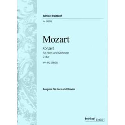 9790004184813 - Konzert 1 D-Dur KV 412 (386b) 9790004184813 - Konzert 1 D-Dur KV 412 (386b)