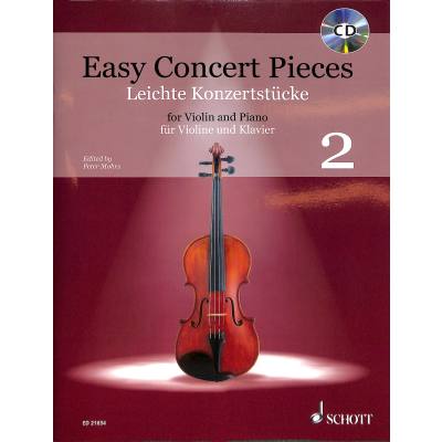 0841886020245 - Noten Easy Concert pieces 2 Violine ED 21634 incl CD & Klavierstimme