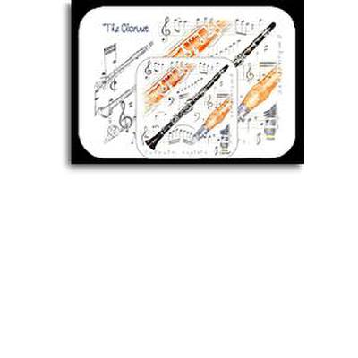 5060149337547 - Platzset + Untersetzer Klarinette