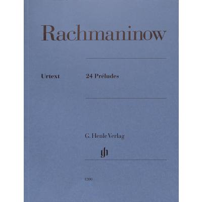 9790201812007 - Rachmaninow Sergej - 24 Préludes - Sergej W Rachmaninow Kartoniert (TB)