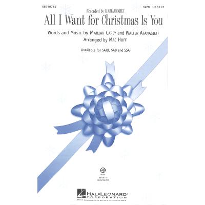 0884088324643 - All I want for christmas is you