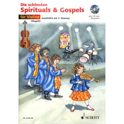 9783795746896 - Noten Die schönsten Spirituals & Gospels für 2 Violinen ED 21345-50