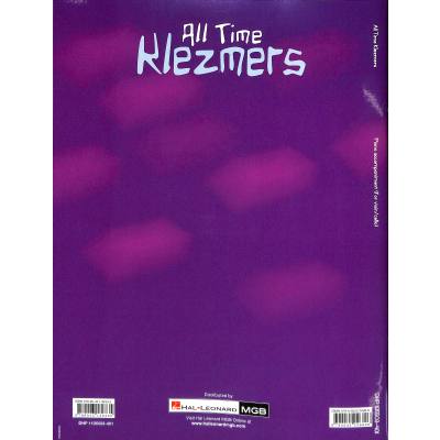 Album All Time Klezmers - Musique Klezmer Traditionnelle