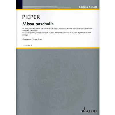 9790001193030 - MISSA PASCHALIS