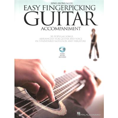 0884088654559 - Sing along with easy fingerpicking guitar accompaniment