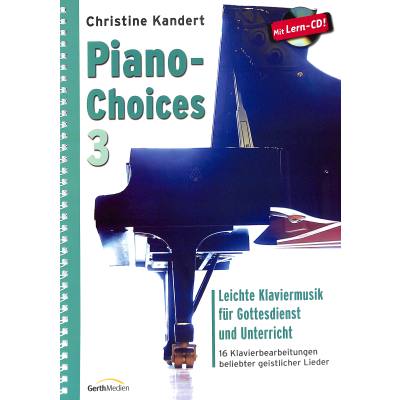 9783896154736 - Piano choices 3 | Leichte Klaviermusik für Gottesdienst und Unterricht