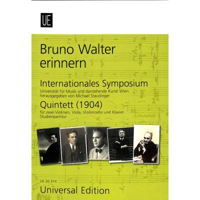 0803452069324 - Bruno Walter erinnern | Quintett