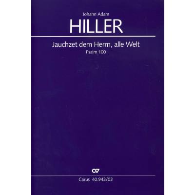 9790007142889 - Jauchzet dem Herrn alle Welt (Psalm 100)