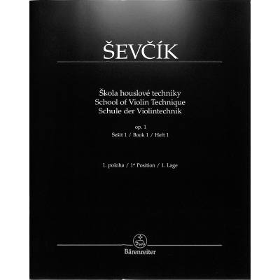 9790260107113 - Schule der Violintechnik op 1 1