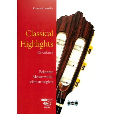 9783938679999 - Classical Highlights für Gitarre m Audio-CD Geheftet