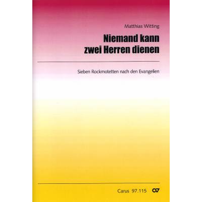 9790007142247 - Niemand kann zwei Herren dienen 9790007142247 - Niemand kann zwei Herren dienen